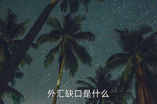 什么是匯兌缺口，什么叫貨幣缺口