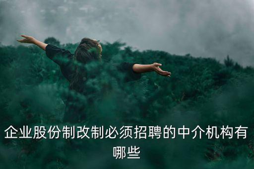 什么樣的重組需要中介選聘，企業(yè)股份制改制必須招聘的中介機構有哪些