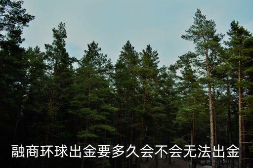 融商環(huán)球出金要多久會(huì)不會(huì)無法出金