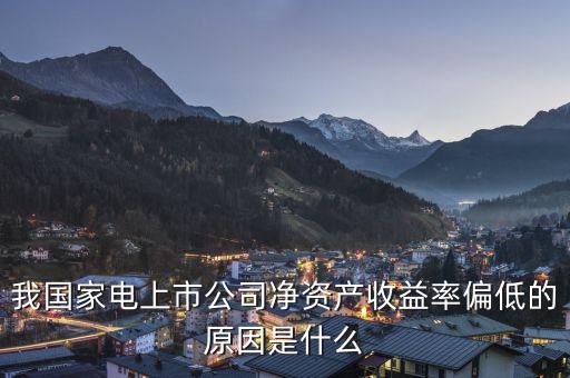為什么家電股估值低，為什么tcl的家電看著賣的好多啊可是股價(jià)那么低呢
