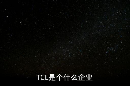 TCL是個(gè)什么企業(yè)