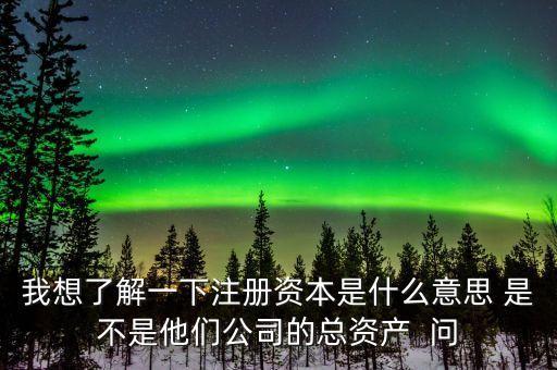 注冊(cè)資本1000說(shuō)明什么，注冊(cè)資本1000萬(wàn)元 是什么會(huì)計(jì)制度