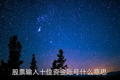 股票賬戶十位數是什么，股票開戶深A1O位數是