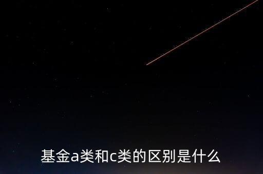 什么叫a類基金，什么是A類基金