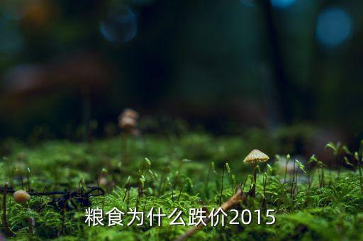 為什么現(xiàn)在糧食降價(jià)，現(xiàn)在的糧食為什么掉價(jià)了