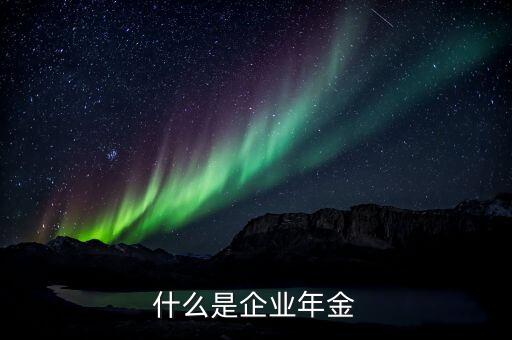 什么是年金，什么是企業(yè)年金