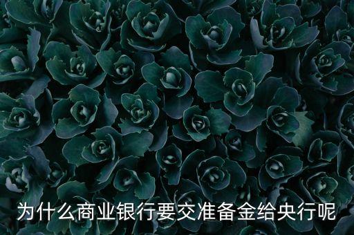 商業(yè)銀行為什么要上繳給中央銀行，市場經(jīng)濟國家的金融體系中為什么需要一個中央銀行