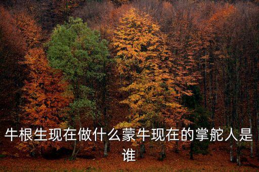 牛根生現(xiàn)在做什么蒙牛現(xiàn)在的掌舵人是誰
