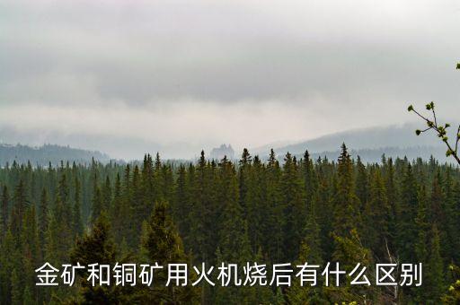 什么是銅金礦，金礦和銅礦用火機燒后有什么區(qū)別