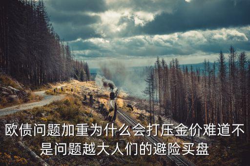 歐債問題加重為什么會(huì)打壓金價(jià)難道不是問題越大人們的避險(xiǎn)買盤