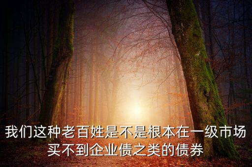 為什么普通投資者不能購買債券，為什么我的不能買債券是怎么買的國信證券