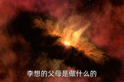 李想顯卡之家是做什么的，李想的父母是做什么的
