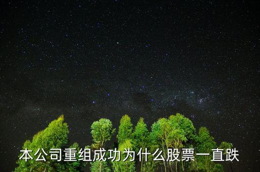 002240重組后的股票為什么下跌，重組成功了為什么還跌