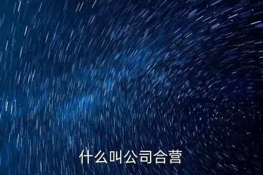 什么是合營公司，合營公司和聯(lián)營公司的區(qū)別還有子公司