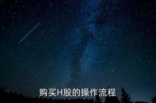 買h股要什么條件，購(gòu)買H股的操作流程