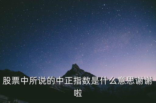 中證指數(shù)是什么意思，中證騰安指數(shù)是什么意思