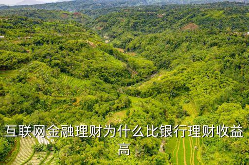 互聯(lián)網(wǎng)金融的收益為什么這么高，互聯(lián)網(wǎng)金融理財(cái)為什么比銀行理財(cái)收益高