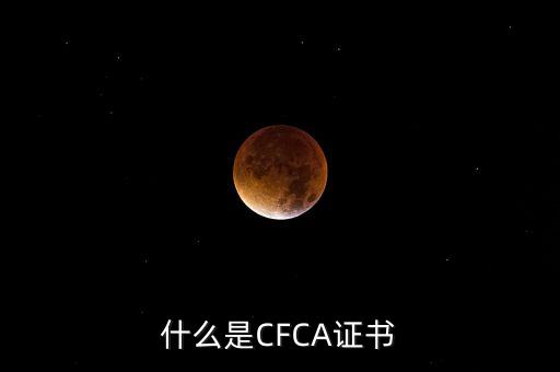 cfca證書有什么用，在辦理網(wǎng)上銀行的時(shí)候提到過(guò)CFCA 根證書請(qǐng)問(wèn)這個(gè)證書是