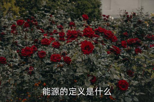 能源的定義是什么，什么是能源