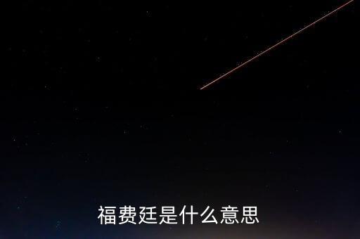 福費(fèi)廷是什么意思