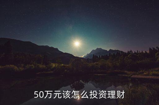 上海有50萬應該投資什么，50萬元該怎么投資理財