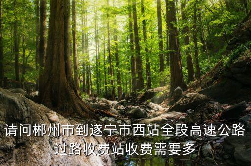 請(qǐng)問郴州市到遂寧市西站全段高速公路過路收費(fèi)站收費(fèi)需要多