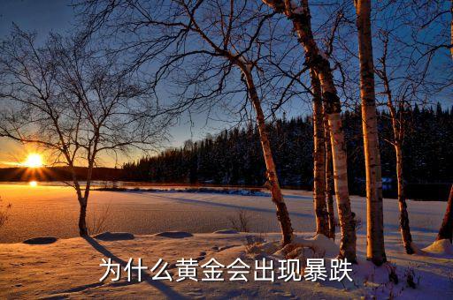 為什么黃金會(huì)出現(xiàn)暴跌