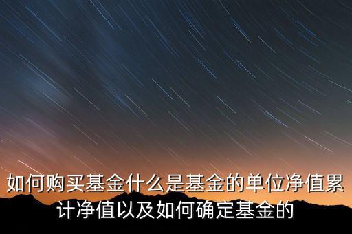 什么是基金合約單位，投資中合約單位是意思