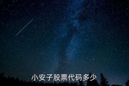 小安子是什么股票，小安子股票代碼多少