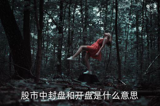 股市中封盤和開盤是什么意思