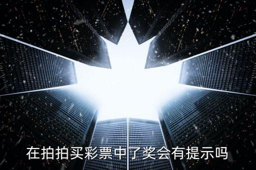 中彩票的時(shí)候會(huì)顯示什么，在財(cái)付通上買(mǎi)彩票是不是只要不中獎(jiǎng)是不會(huì)有什么提示的如果