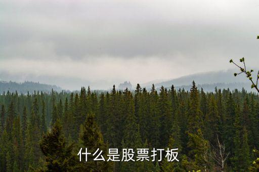 追板是什么意思，什么是股票打板