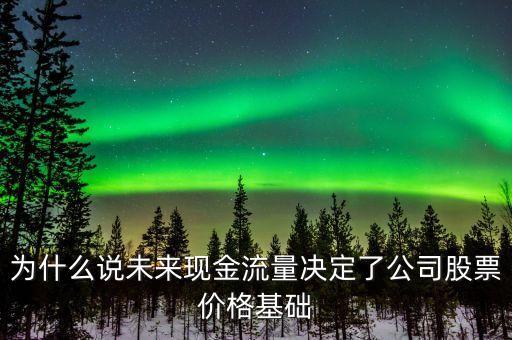 現(xiàn)金流預(yù)測(cè)為什么影響股價(jià)，未來(lái)現(xiàn)金流的特征對(duì)公司資產(chǎn)計(jì)價(jià)和公司股票定價(jià)的影響