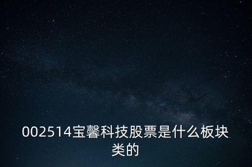 002514寶馨科技做什么的，002514寶馨科技會(huì)上漲嗎