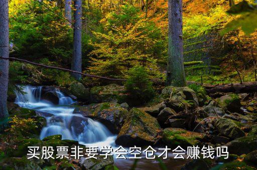 買股票非要學(xué)會空倉才會賺錢嗎