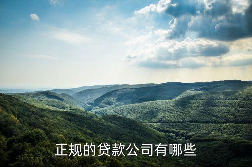 有什么貸款公司，現(xiàn)在常見(jiàn)的貸款公司有哪些