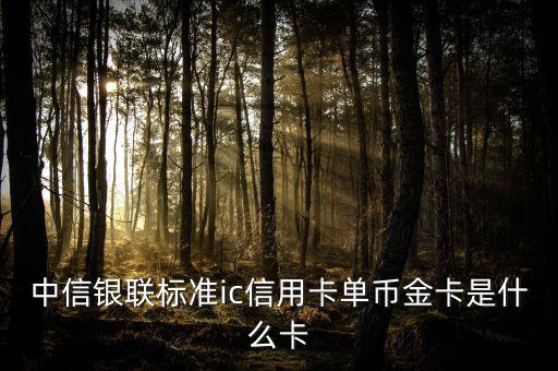 中信理財ic卡是什么卡，IC卡是什么卡 跟銀行卡一樣嗎