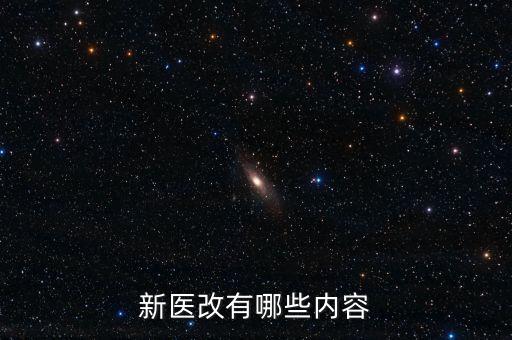 什么是新醫(yī)改，新醫(yī)改有哪些內(nèi)容