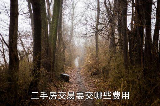 二手房需要繳納什么費(fèi)用是多少，買(mǎi)二手房都需交哪些費(fèi)用