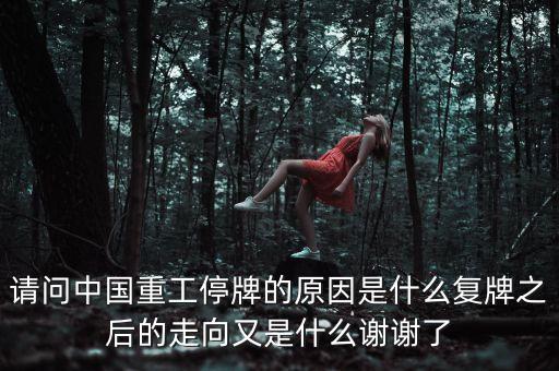 中國重工為什么臨時停牌，中國重工股票停牌原因是什么大概要停多久正式公告什么時候會宣