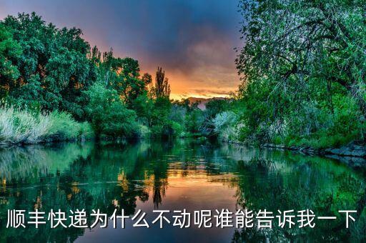 順豐快遞為什么不動呢誰能告訴我一下
