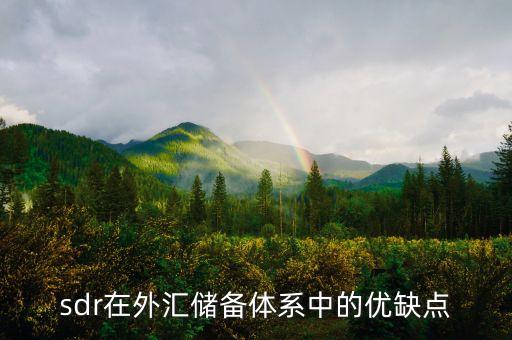 sdr工藝有什么特點(diǎn)，sdr在外匯儲(chǔ)備體系中的優(yōu)缺點(diǎn)