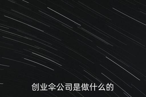 傘形公司是什么，創(chuàng)業(yè)傘公司是做什么的