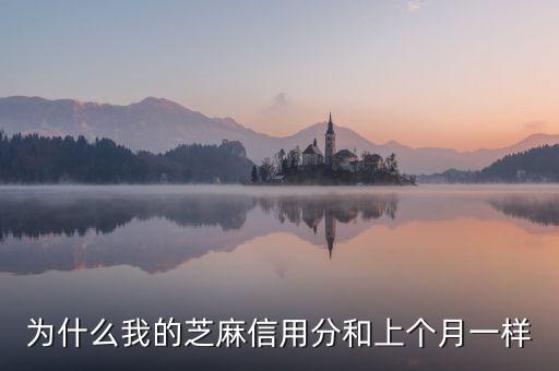 為什么芝麻分和上月保持一致，為什么我的支付寶有消費(fèi)芝麻信用分卻和上個月一樣沒有增加  搜
