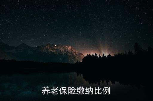 養(yǎng)老保險(xiǎn)繳納比例