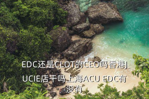 揚杰電子董事長梁勤以前干什么的，EDC還是CLOT的CEO嗎香港JUCIE店干嗎上海ACU EDC有沒有