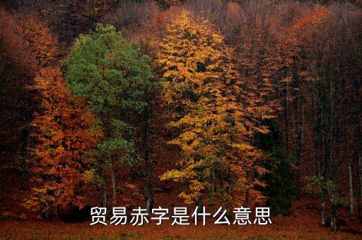 美國(guó)貿(mào)易赤字是什么意思，什么是貿(mào)易赤字