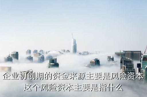 企業(yè)初創(chuàng)期的資金來源主要是風(fēng)險(xiǎn)資本這個風(fēng)險(xiǎn)資本主要是指什么