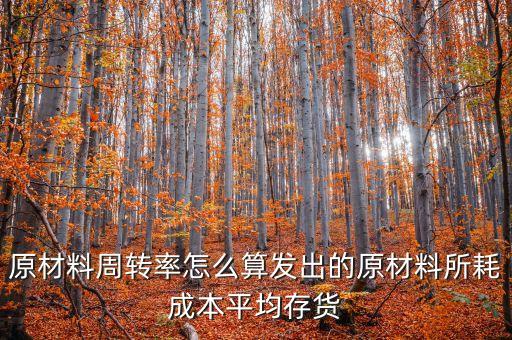 材料周轉(zhuǎn)率是什么，90原材料周轉(zhuǎn)率周轉(zhuǎn)天數(shù) 什么意思