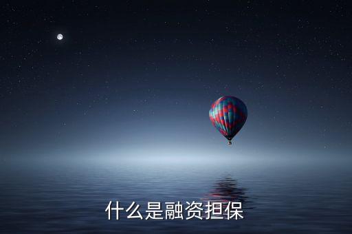 什么是融資擔保體系，什么是融資性擔保